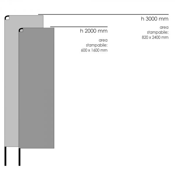 Bandiera Arancione Chiaro In Diverse Misure 100% Poliestere Stampa Con Doppio Orlo 64x96cm 3. Striscia Bianca Senza Occhielli - Foto 3