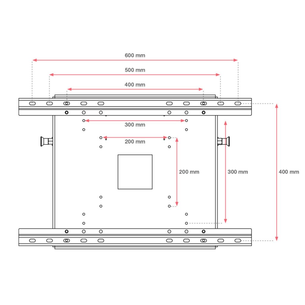 dimensioni espositore per monitor