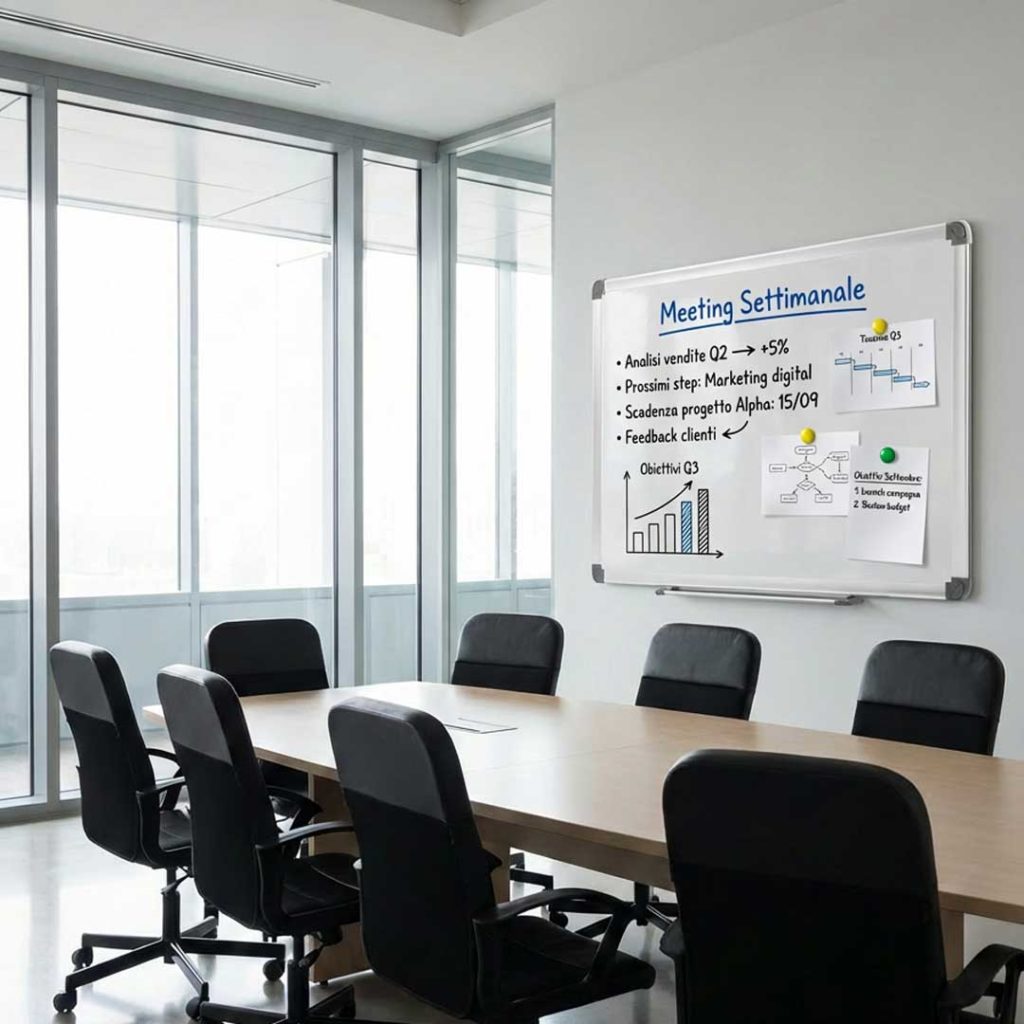 lavagna magnetica e scrivibile