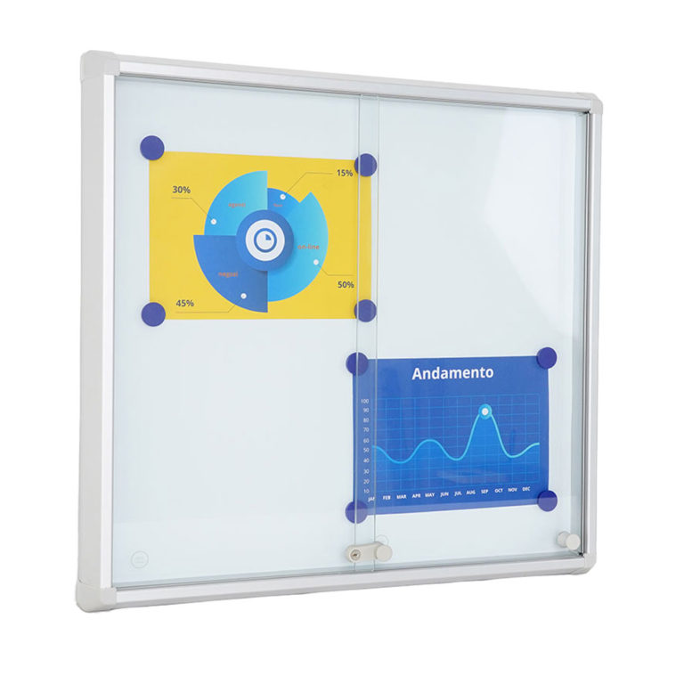 Bacheca slide magnetica