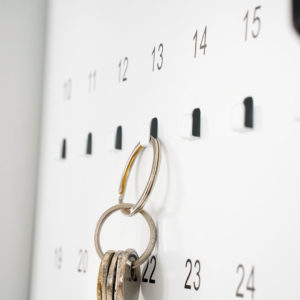 bacheca porta chiavi da muro