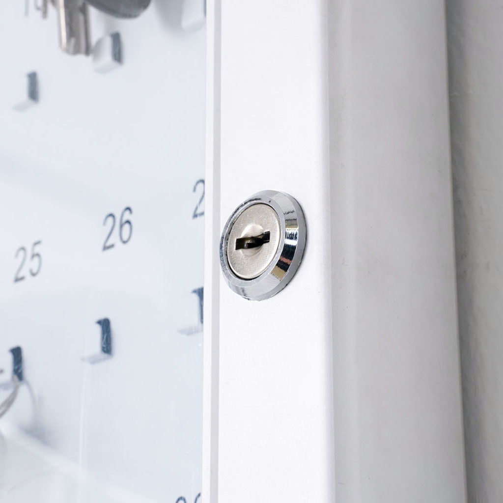 bacheca porta chiavi con serratura