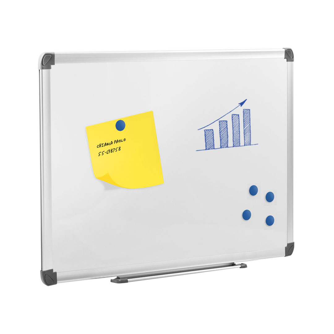 GOPLUS Lavagna Cancellabile In Alluminio Lavagna Magnetica Bianca Per Scuola Casa Ufficio Vari Dimensioni Disponibili 50x35cm 40883872 - Foto 7