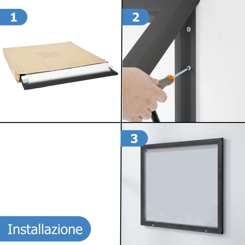 Istruzioni installazione bacheca