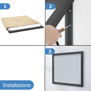 Istruzioni installazione bacheca