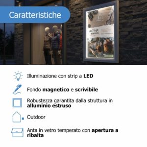 Caratteristiche bacheca