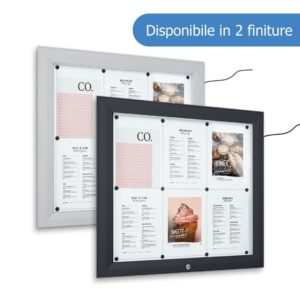 Varianti finiture della bacheca disponibili