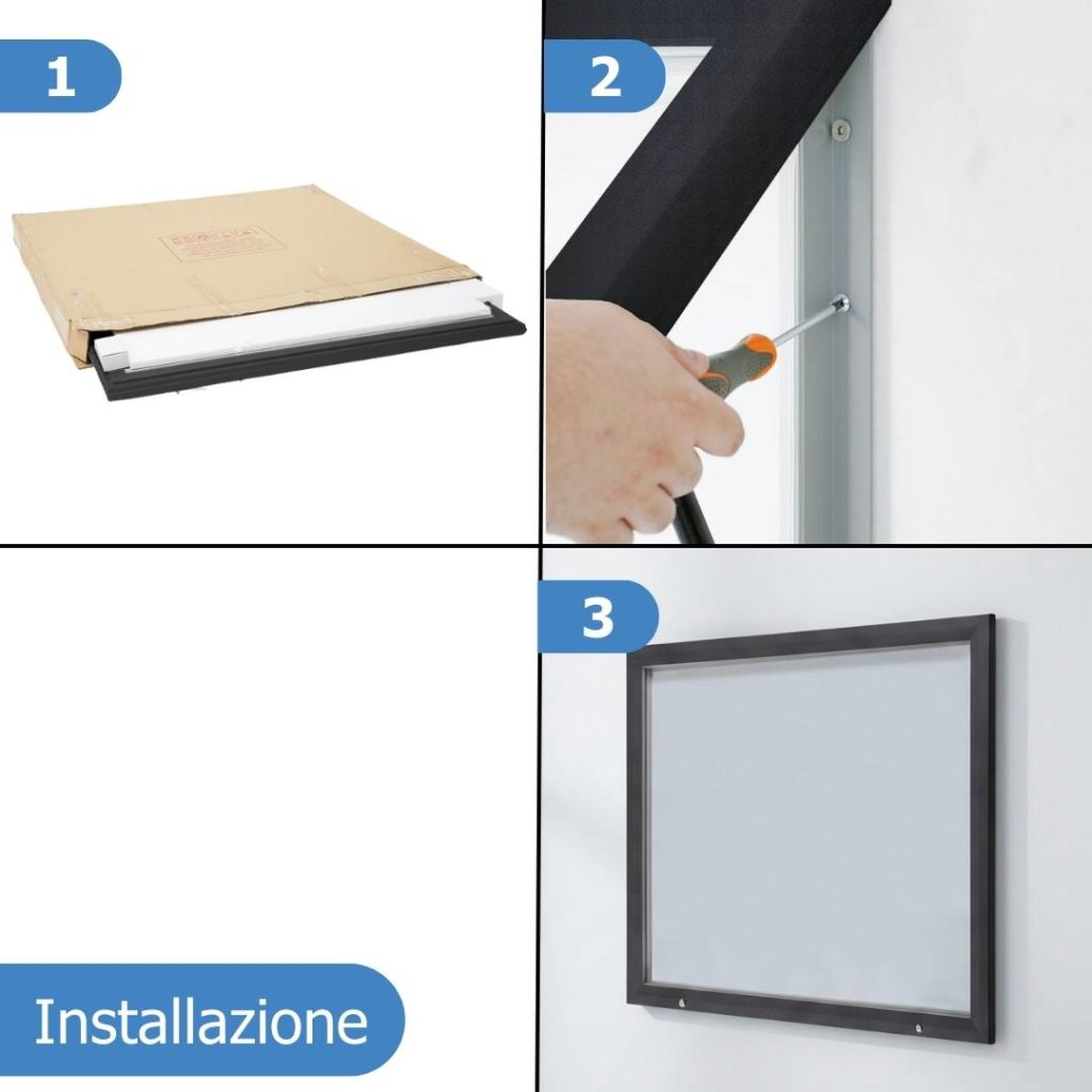 Istruzioni installazione bacheca