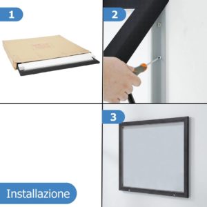 Istruzioni installazione bacheca