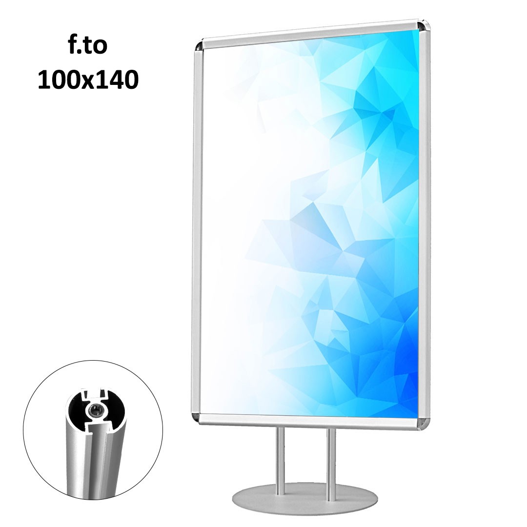 Bi-Office Cornice Da Parete Con Chiusura A Scatto E Angoli Arrotondati - Foto 5