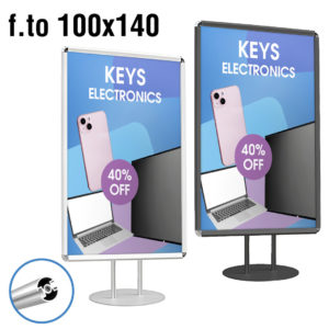struttura con cornica a scatto 100x140