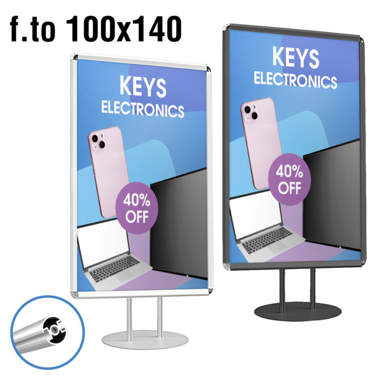 struttura con cornica a scatto 100x140