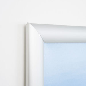 angolo vivo cornice a scatto silver