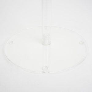 base rotonda in plexiglass