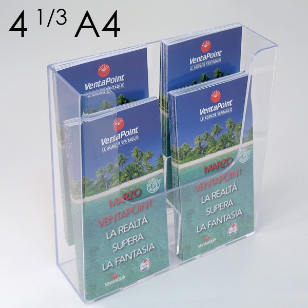 in polvere Portariviste con manico per formato DIN A4 R/össler 1318452581 S.O.H.O