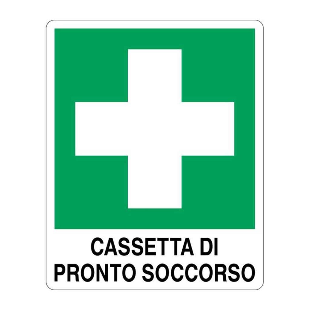 cartello cassetta di pronto soccorso