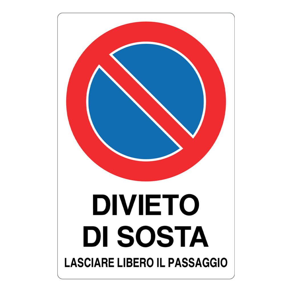 cartello divieto di sosta