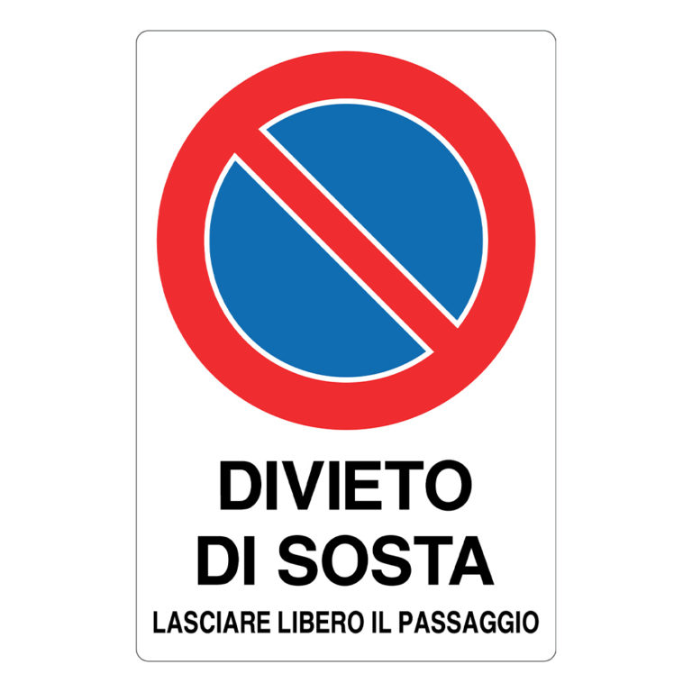 Cartello Alluminio PIXLEMON 'LASCIARE LIBERI I PASSAGGI E LE USCITE' - Rettangolare 30x20 Cm, Segnaletica Di Sicurezza Chiara E Resistente