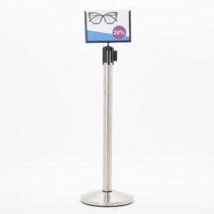 porta avvisi A4 per colonnine segnapercorso