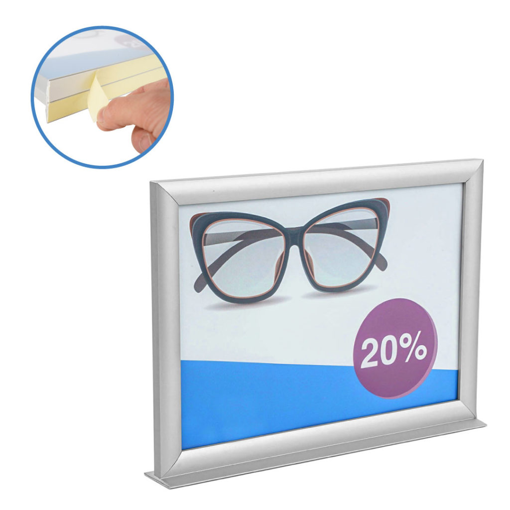 Cornice Portafoto Bifacciale In Acrilico Trasparente – Formato A4 E A6, Espositore Da Tavolo Con 4 Viti, Ideale Per Menu, Certificati, Foto