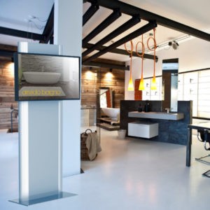 porta monitor per fiere