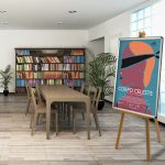 Cavalletto Da Pittura In Legno Di Faggio A: Regolabile E Inclinabile, Fino A 228 Cm, Portata 35 Kg - Bianco