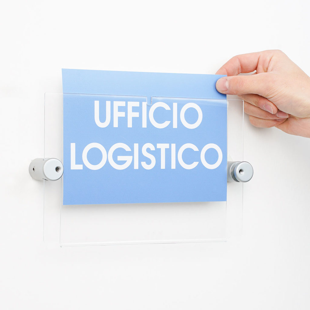 targhe ufficio foglio sostituibile