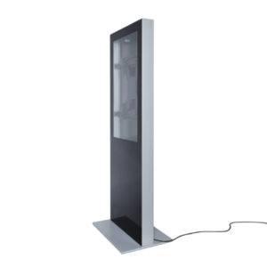 totem con monitor per contenuti digitali