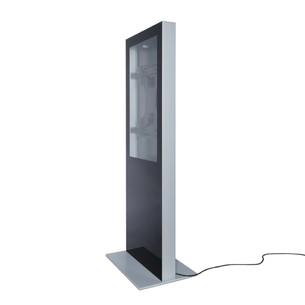 totem con monitor per contenuti digitali