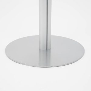 cubo espositore in plexiglass trasparente base in metallo