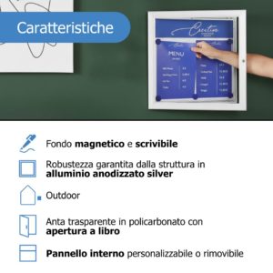 Caratteristiche bacheca