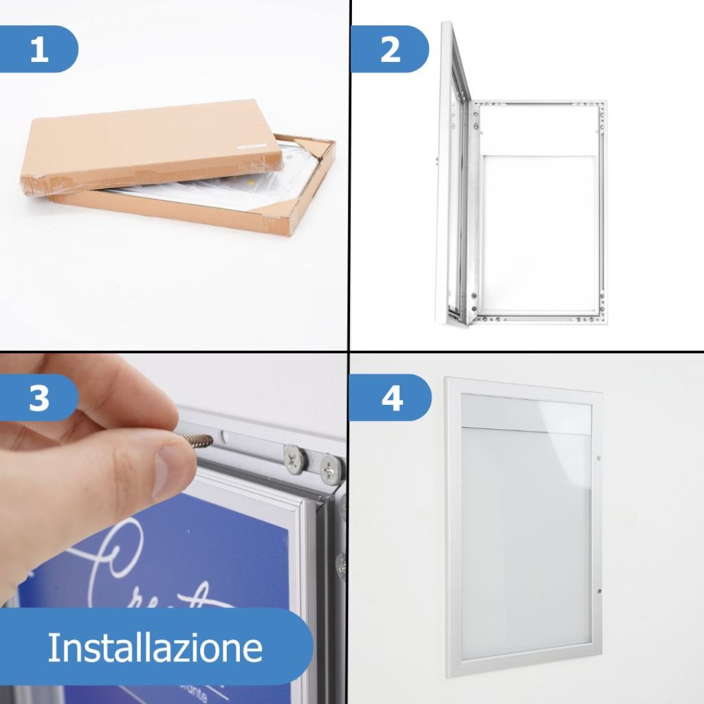 Istruzioni installazione bacheca