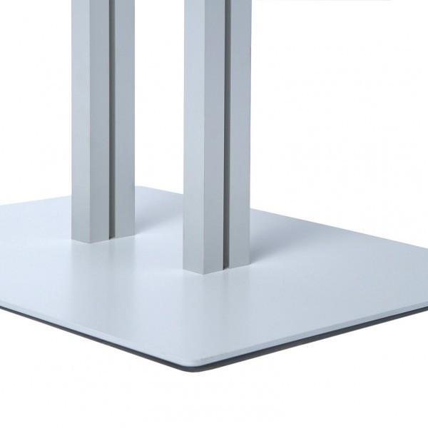 bacheca porta menu da esterno con base in alluminio