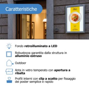 Caratteristiche bacheca