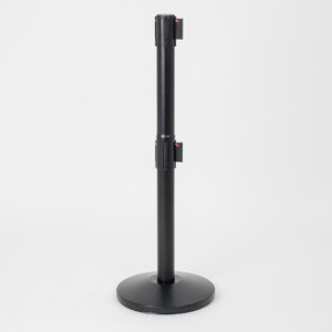 colonnina segnapercorso nera opaca doppio nastro