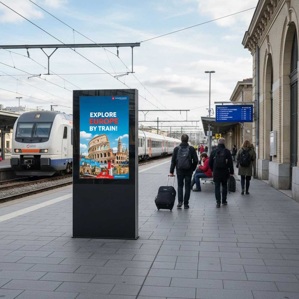 totem digitale da esterno