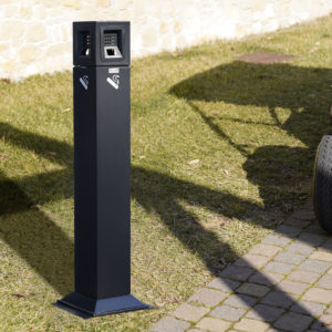 posacenere per esterni nero