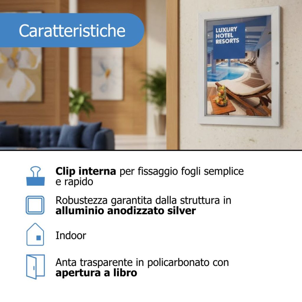 Caratteristiche bacheca