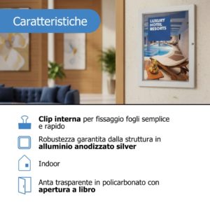 Caratteristiche bacheca