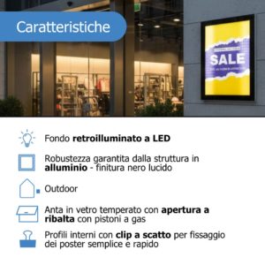 Caratteristiche bacheca