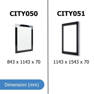 Dimensioni bacheche disponibili a catalogo