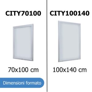 bacheca porta poster dimensioni