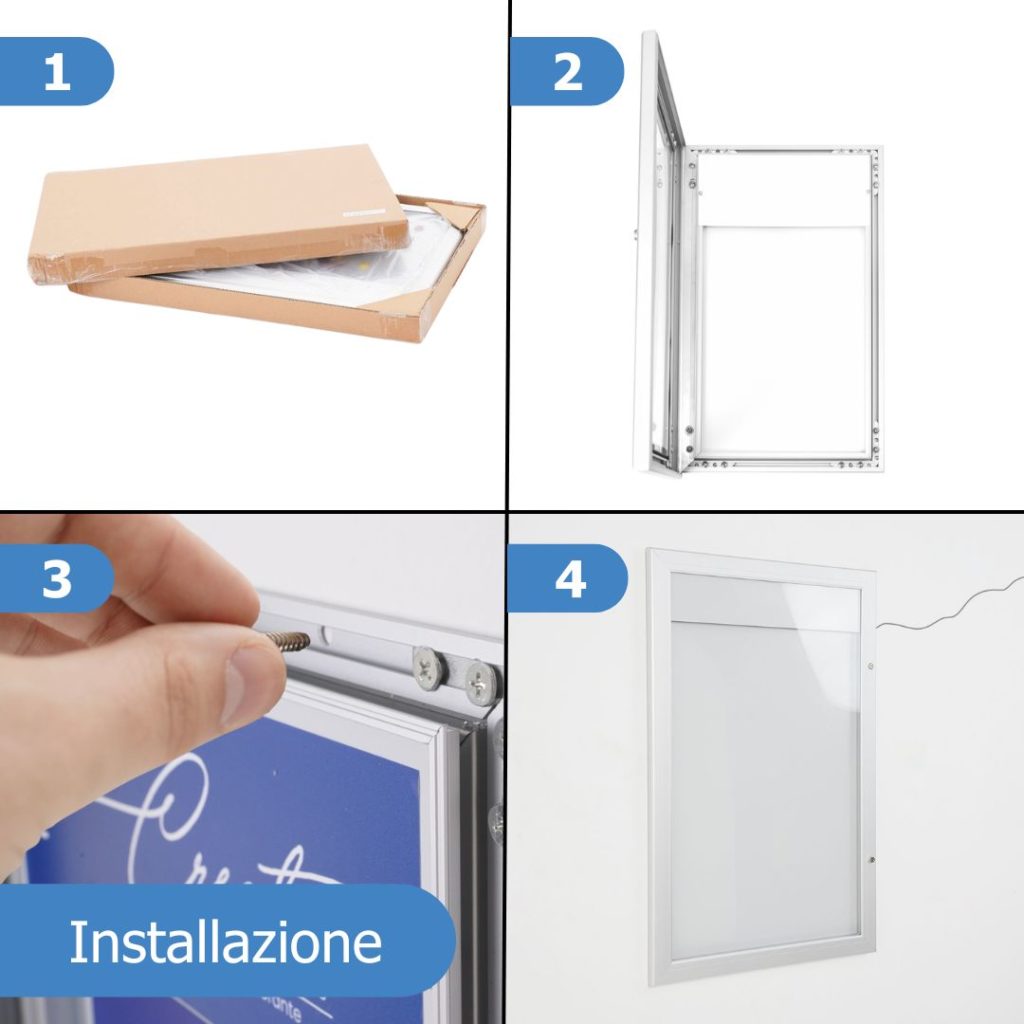 Istruzioni installazione bacheca