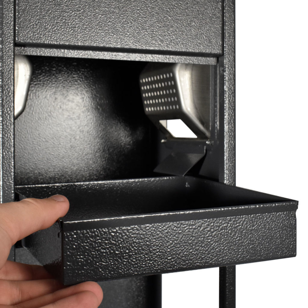 Portarifiuti Locale Pubblico Cestino Semicircolare Da Parete Vendooh! - Con Posacenere Per Esterni 15L Cestino Design Moderno