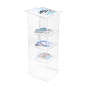 podio plexiglass trasparente