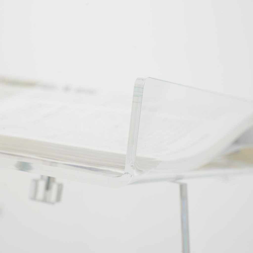podio in plexiglass autoportante