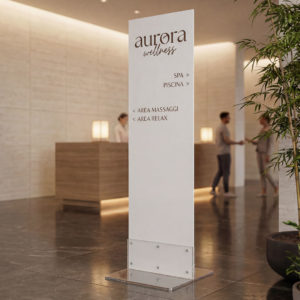 base in plexiglass per totem