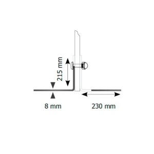 base in plexiglass per pannelli misure