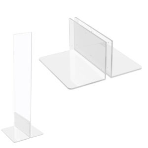 Base universale a L in plexiglass per pannelli