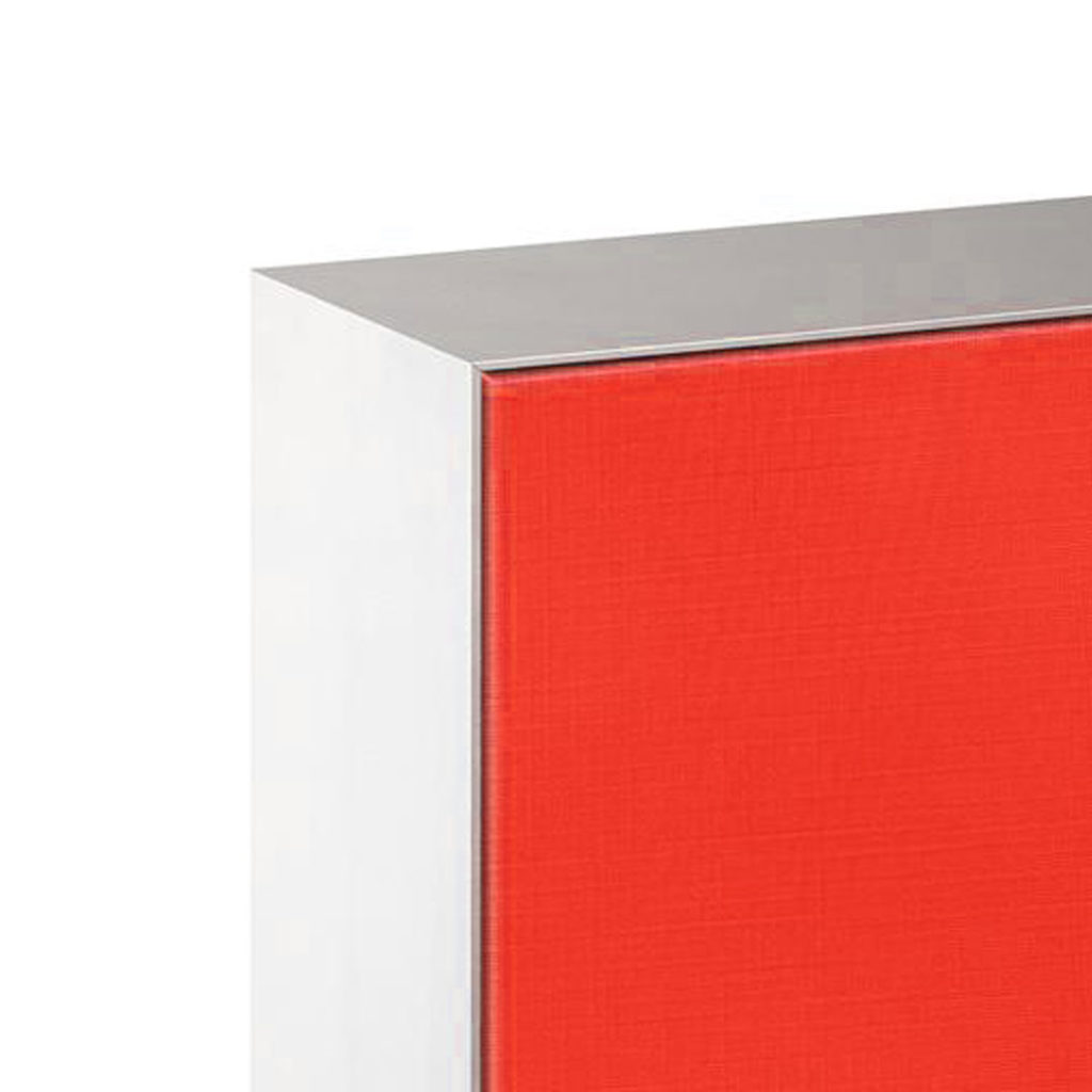Quadro fonoassorbente con telaio in alluminio